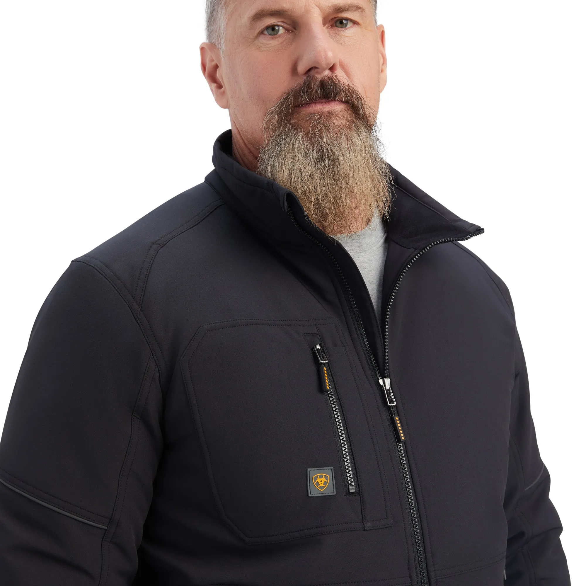 Ariat® Men's Rebar Dri-Tek DuraStretch Insulated Black Jacket 10041502