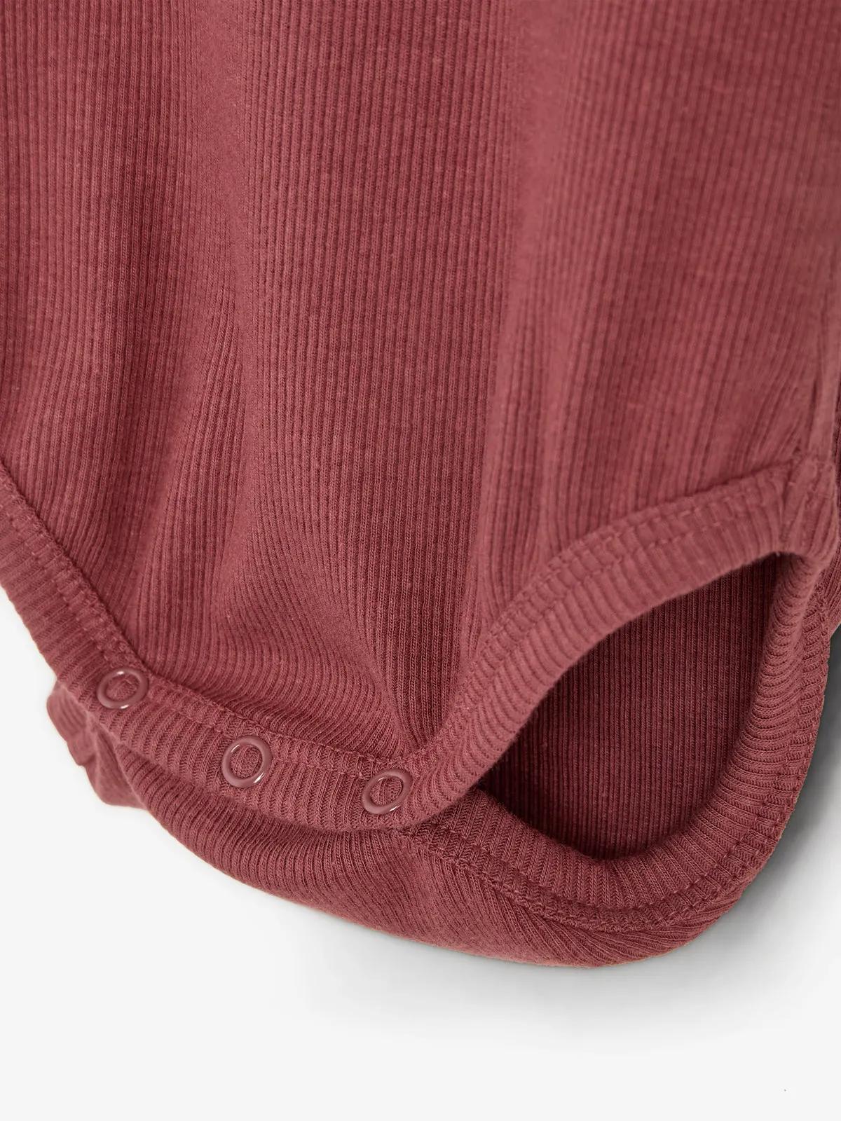 Basic Modal Rib Bodysuit - Little - Dark Rose