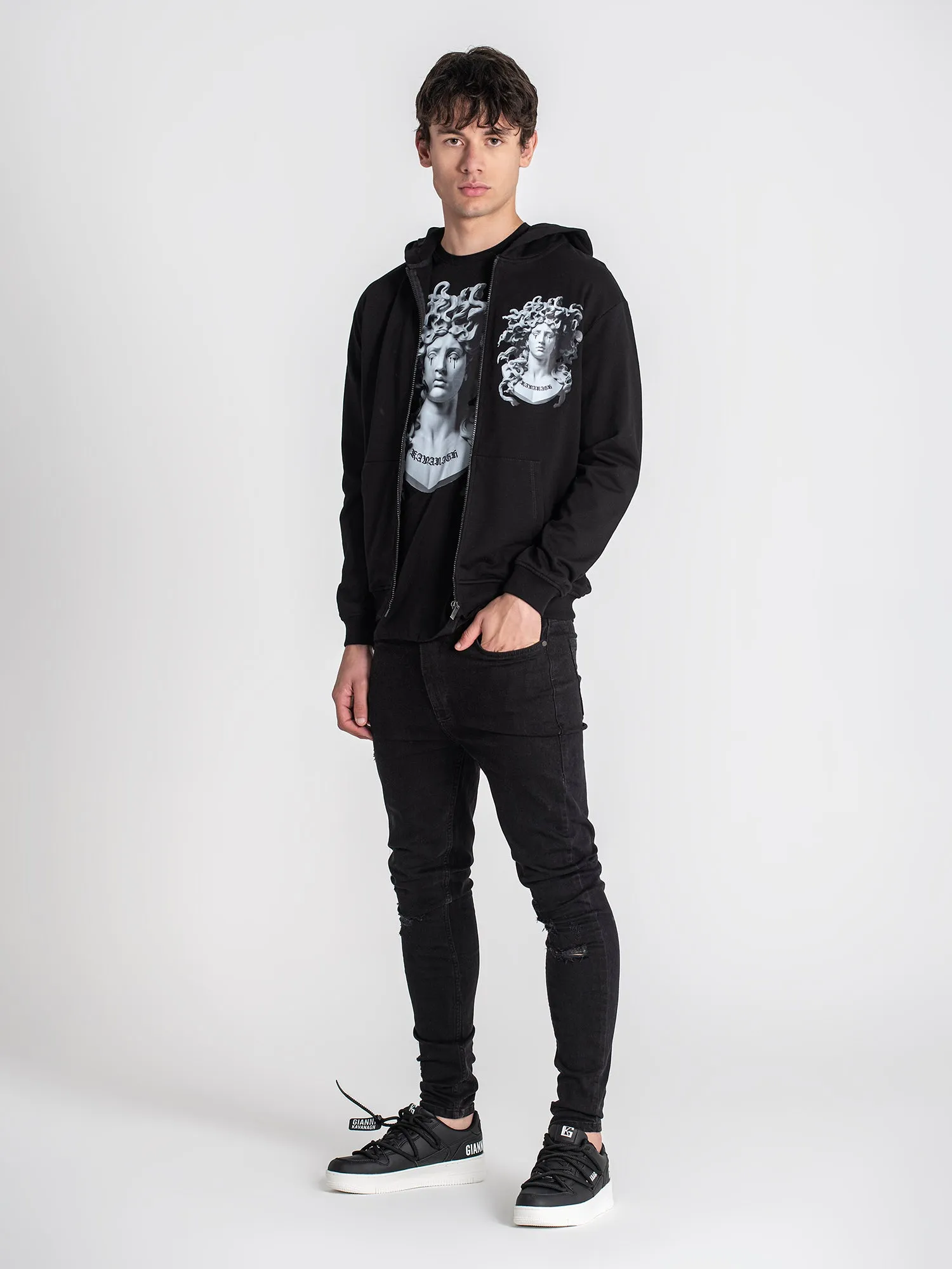 Black Medusa Hoodie Jacket