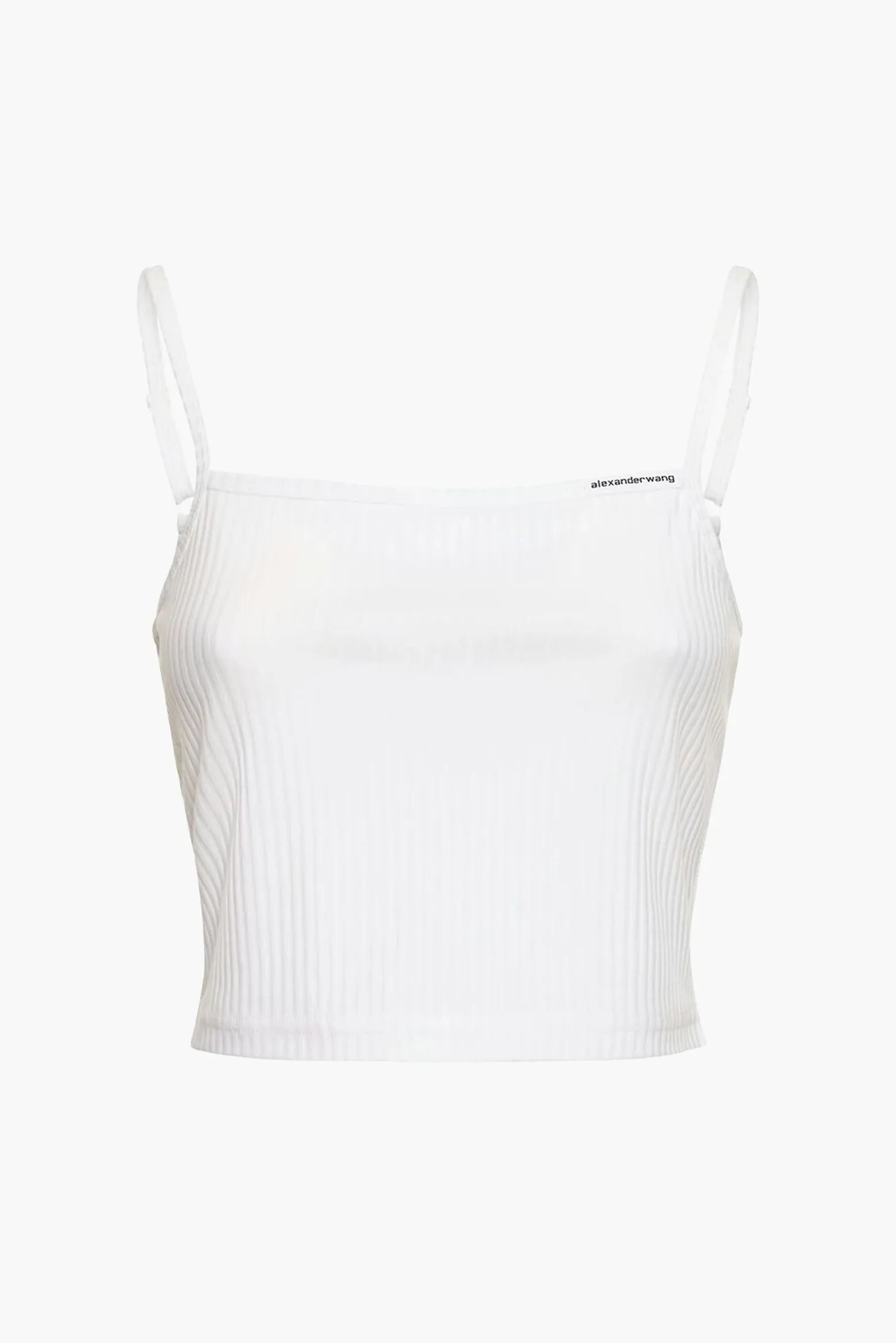 CAMI TOP W/ SKINNY WOVEN LABEL