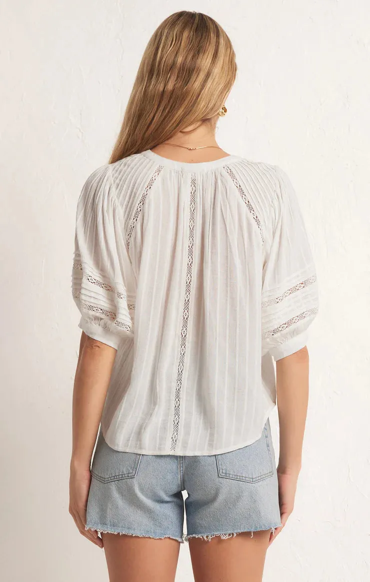 Elliot Lace Inset Top