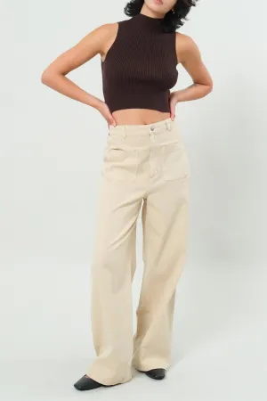 High Waist Wide Leg Pants