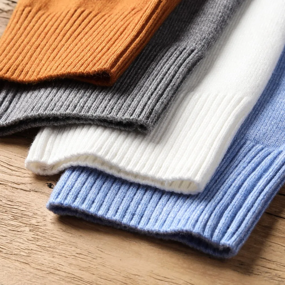 New Autumn Winter High-Quality Pullover Fashion Casual Comfortable Thick Sweater