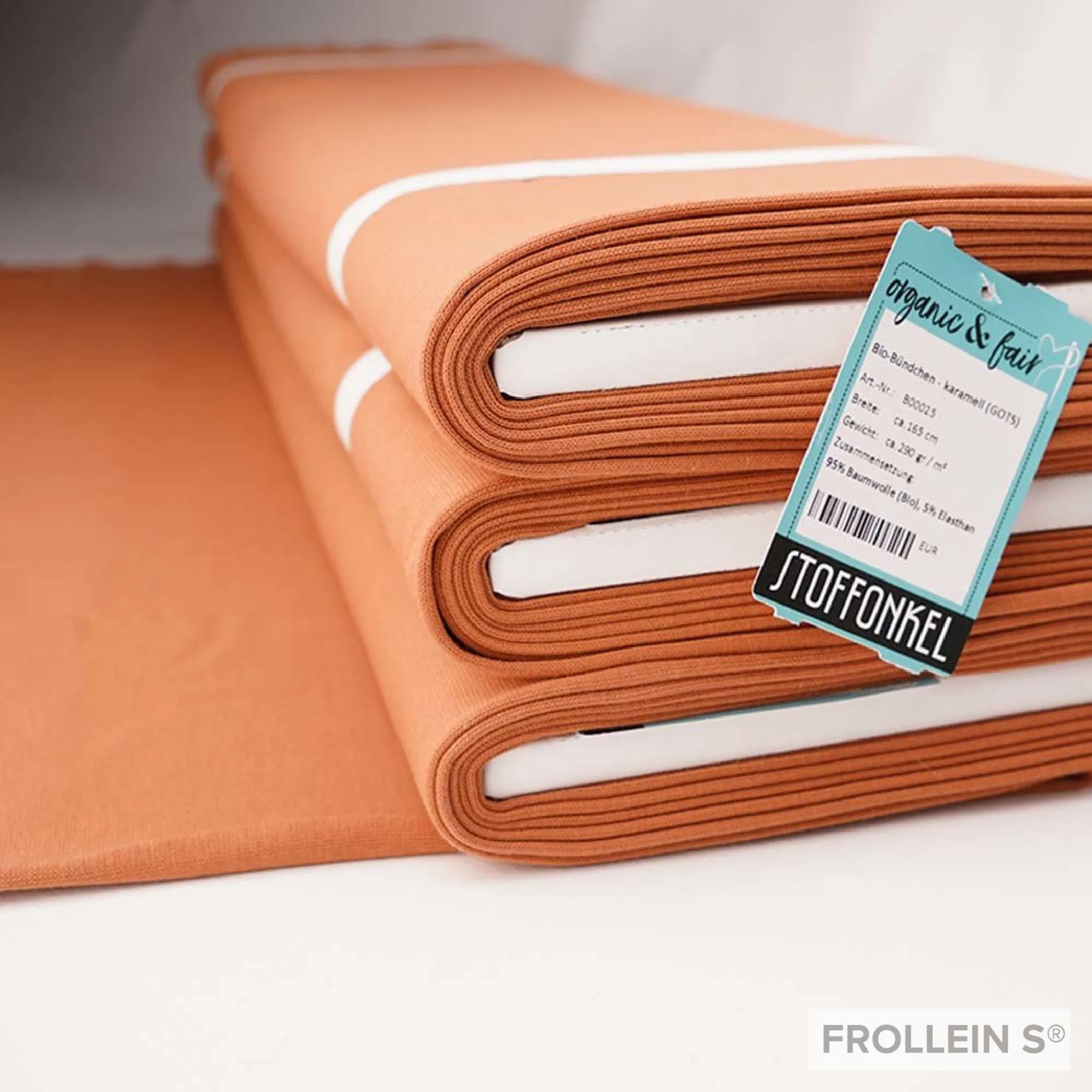 Organic Ribbing - Caramel