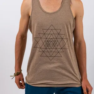 Shiva Singlet - Sri Yantra Print