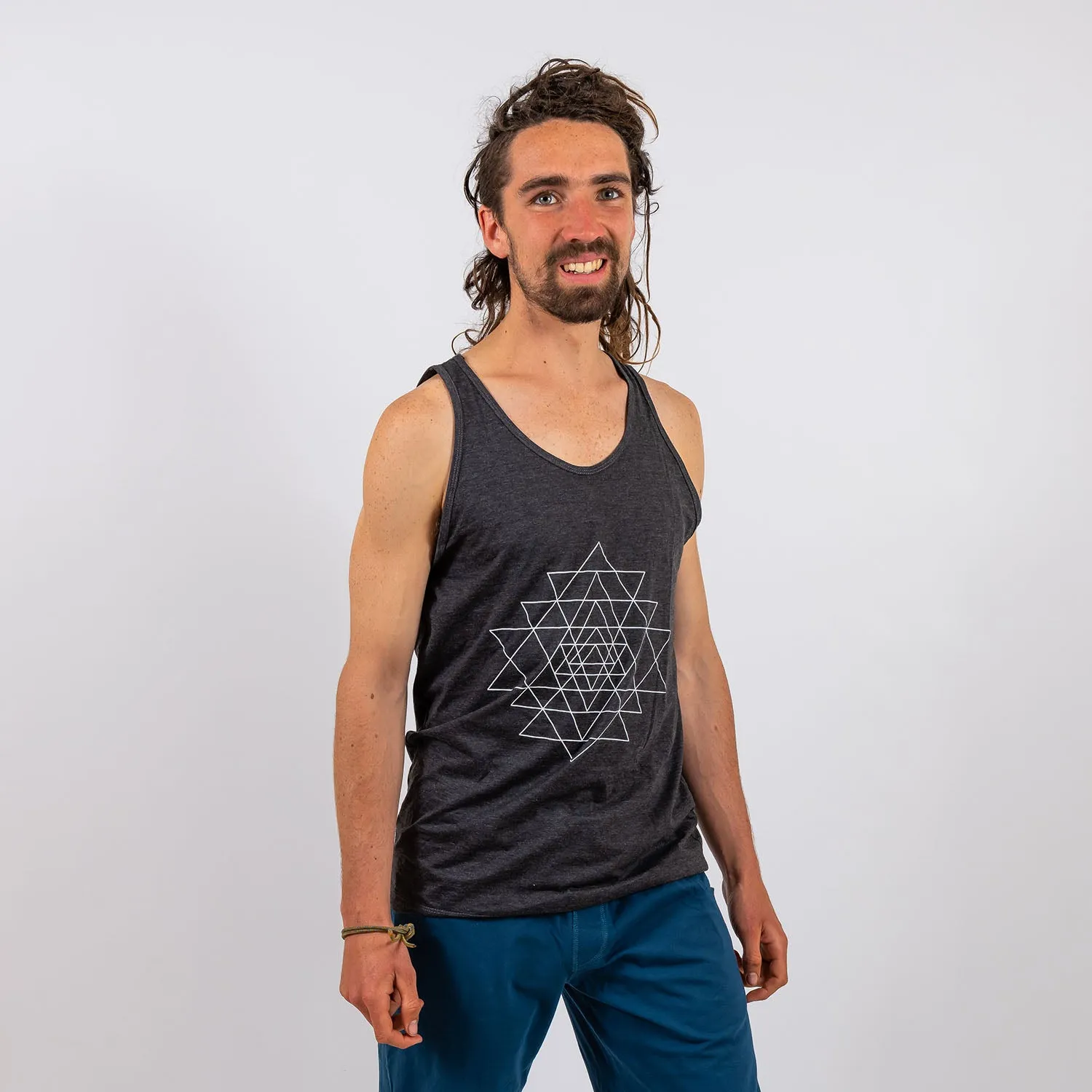 Shiva Singlet - Sri Yantra Print