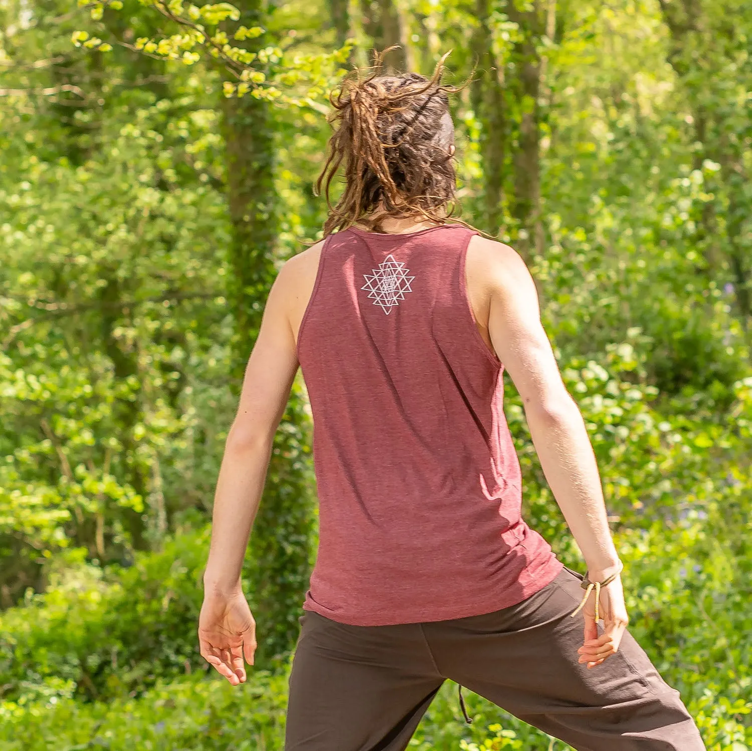 Shiva Singlet - Sri Yantra Print