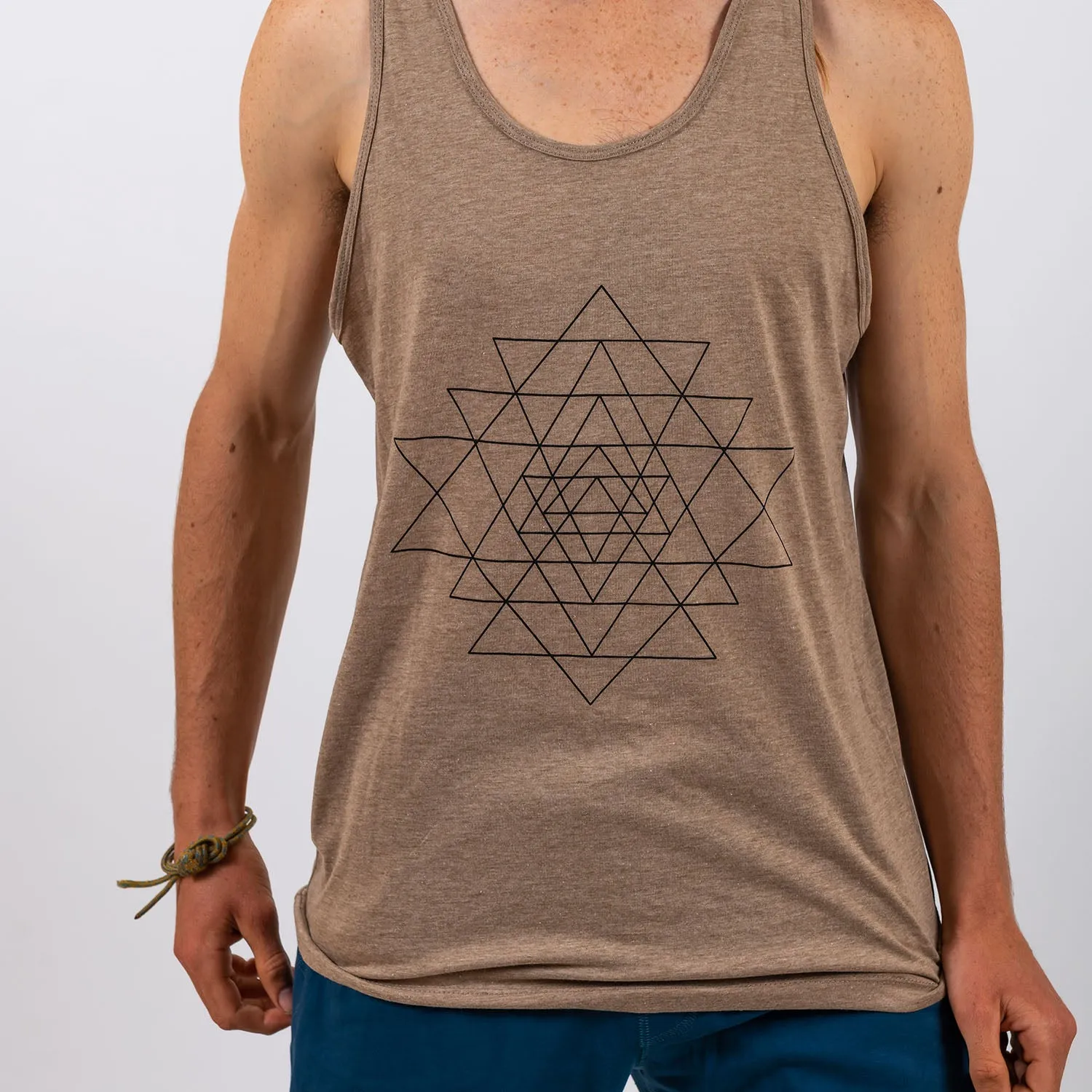 Shiva Singlet - Sri Yantra Print