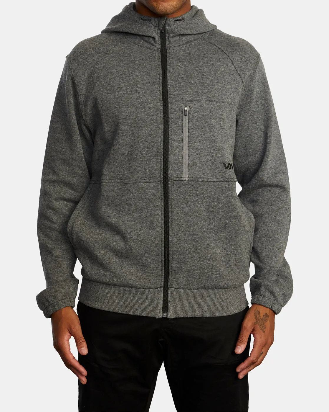 Tech Zip-Up Fleece Hoodie II - Athletic Heather