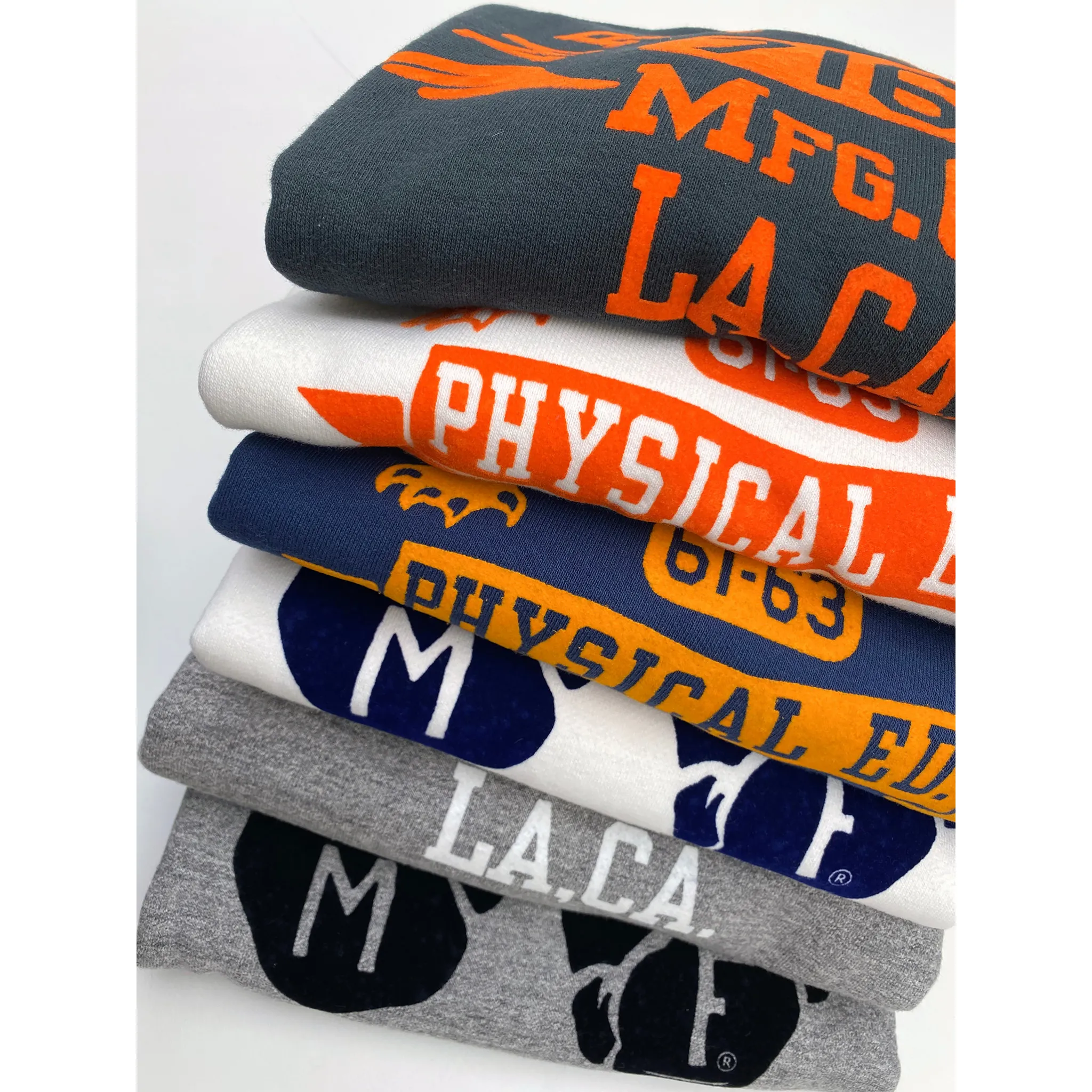 The Medalist Sweatshirt - Prussian Blue "Panther" Flock Print