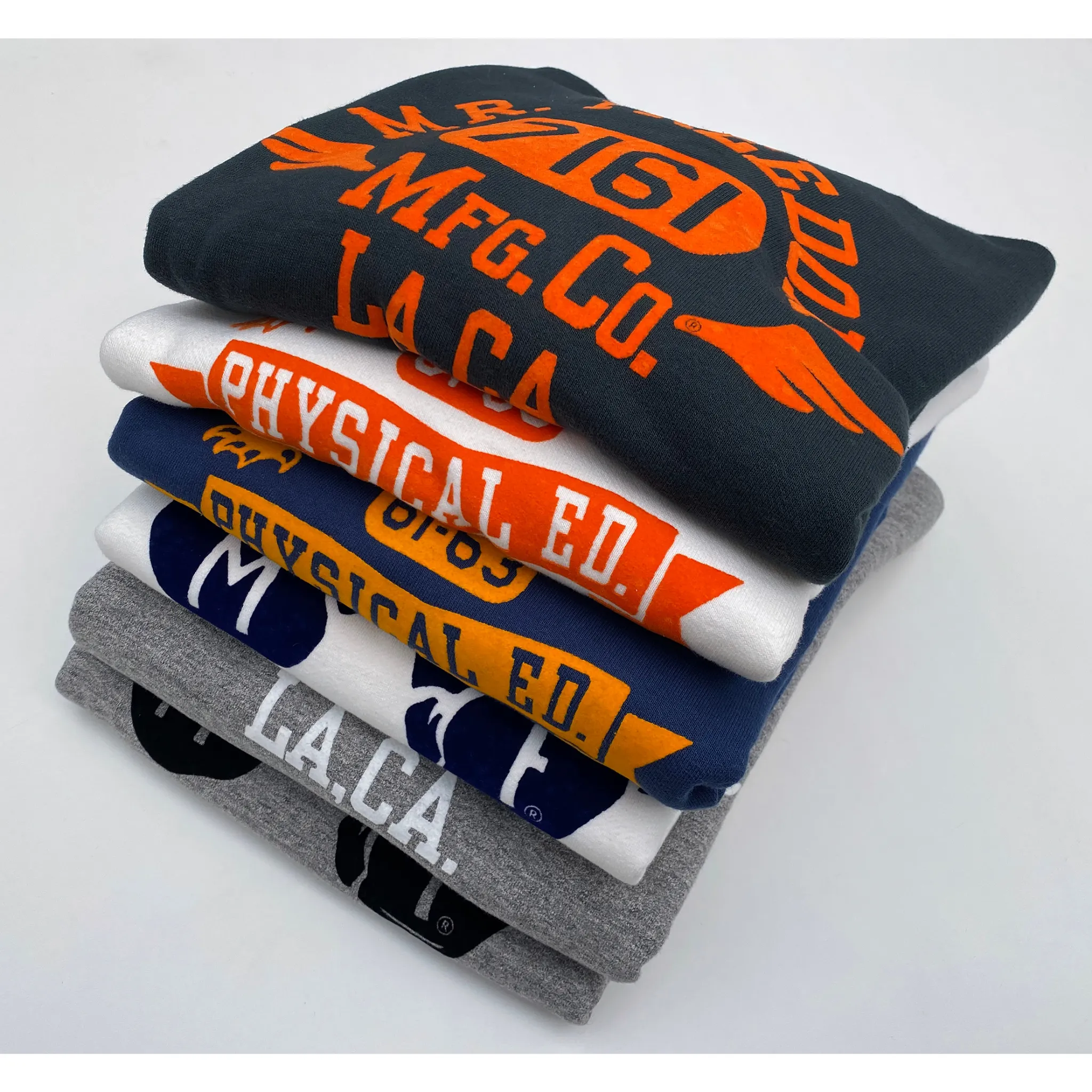 The Medalist Sweatshirt - Prussian Blue "Panther" Flock Print