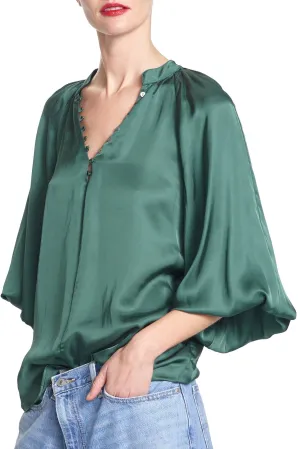 THE NOEMIE TOP - SATIN