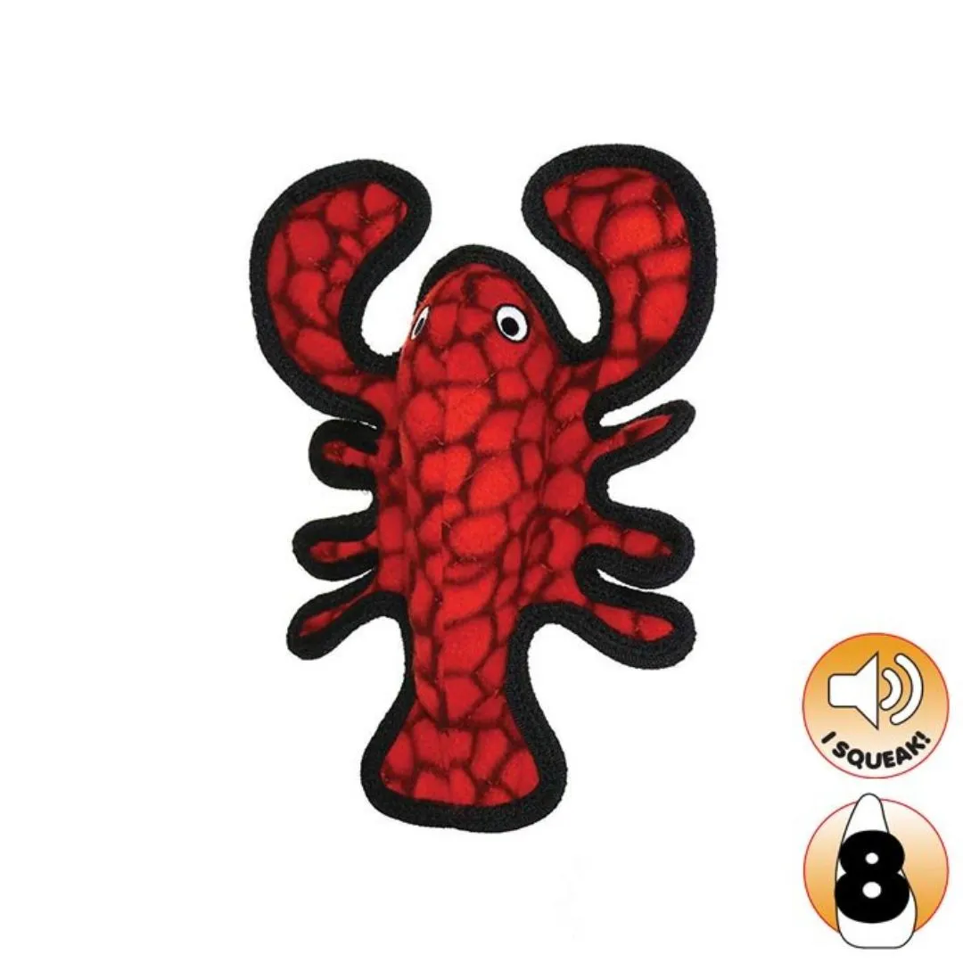 Tuffy SEA CREATURES LARRY LOBSTER Tough Dog Toy