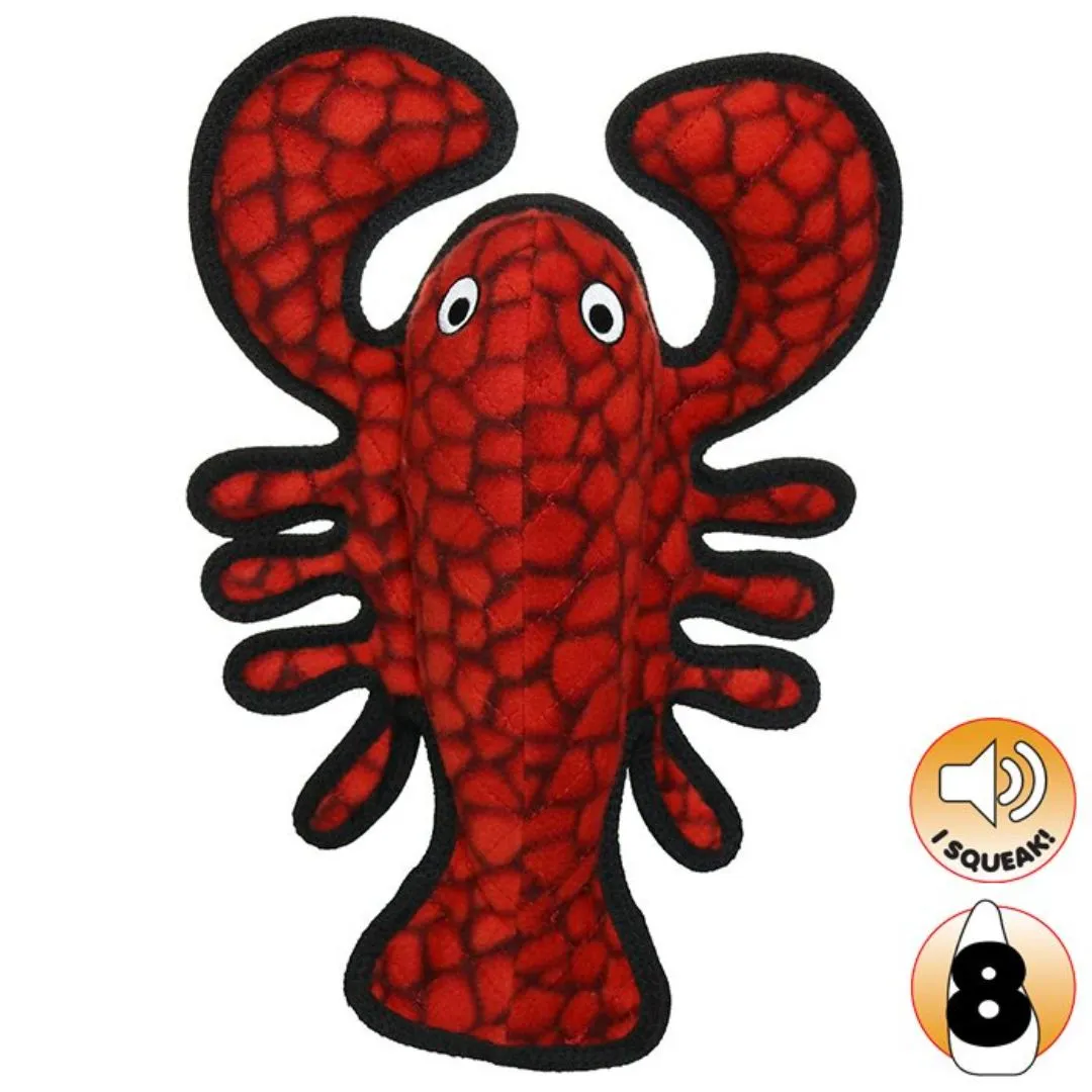 Tuffy SEA CREATURES LARRY LOBSTER Tough Dog Toy