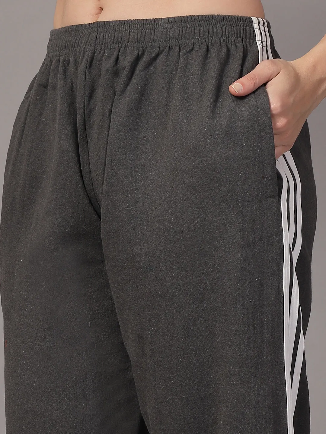 UZARUS CozyStride Women's Regular Fit Heavy Weight Fleece-Lined Winter Track Pants