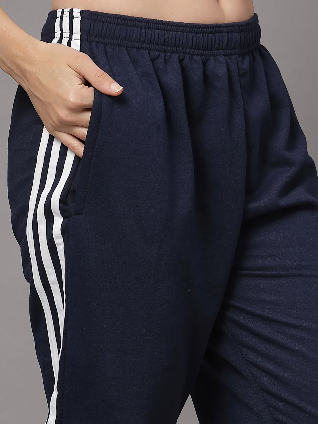 UZARUS CozyStride Women's Regular Fit Heavy Weight Fleece-Lined Winter Track Pants